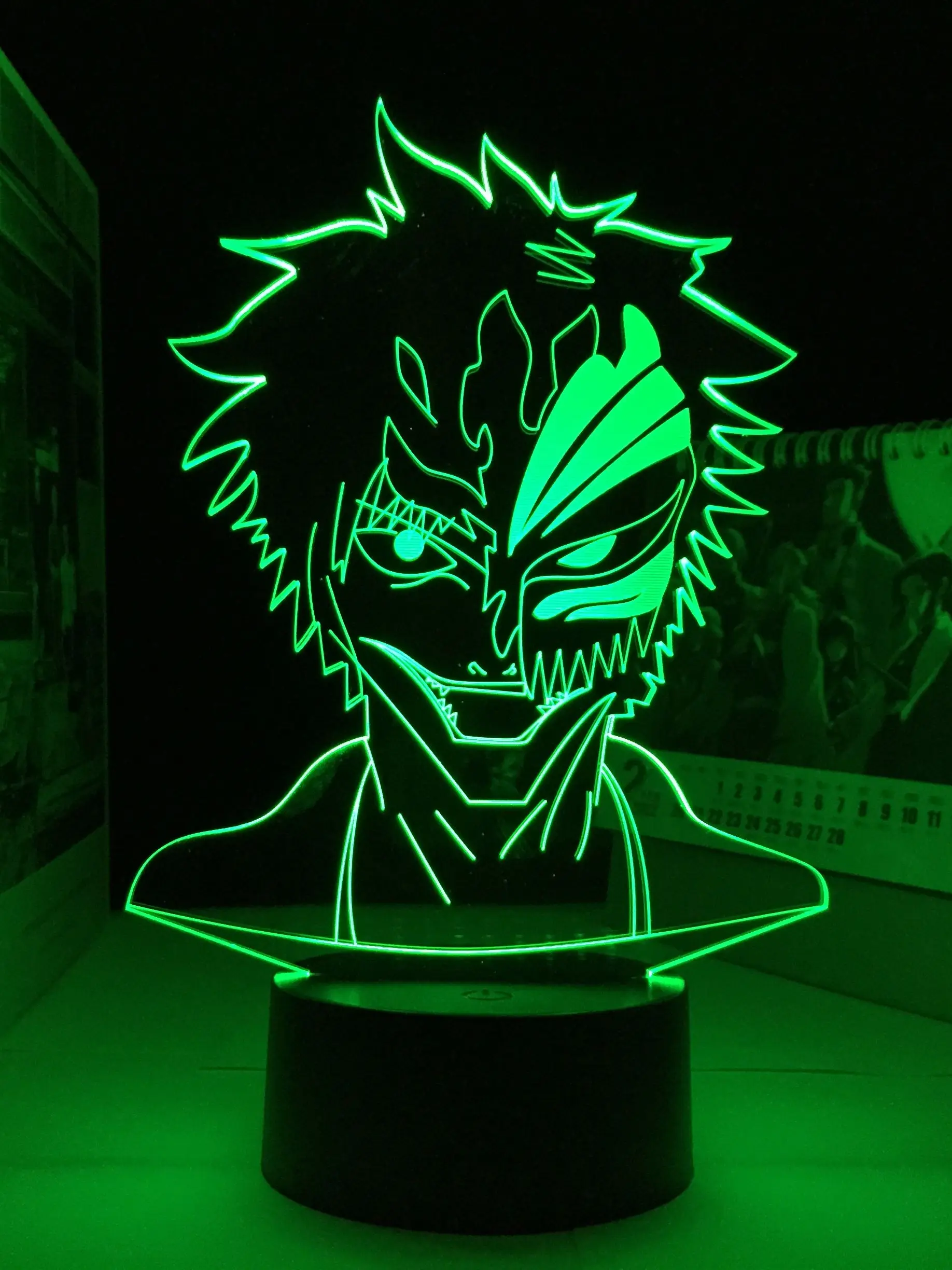 

Bleach Figure Lamp for Kids Bedroom Decoration Nightlight Gift for Children Study Room Decor 3D Light Anime LED Night Light