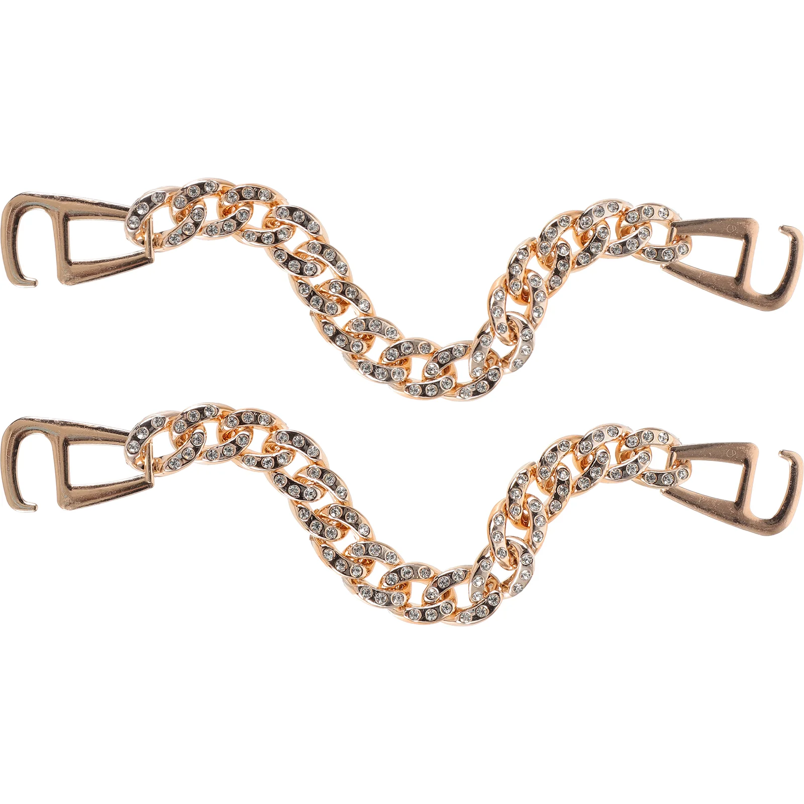 

1 Pair Clog Chains Shoe Charm Chains Shoe Charms Shoe Decorative Chains Shoe Accessories