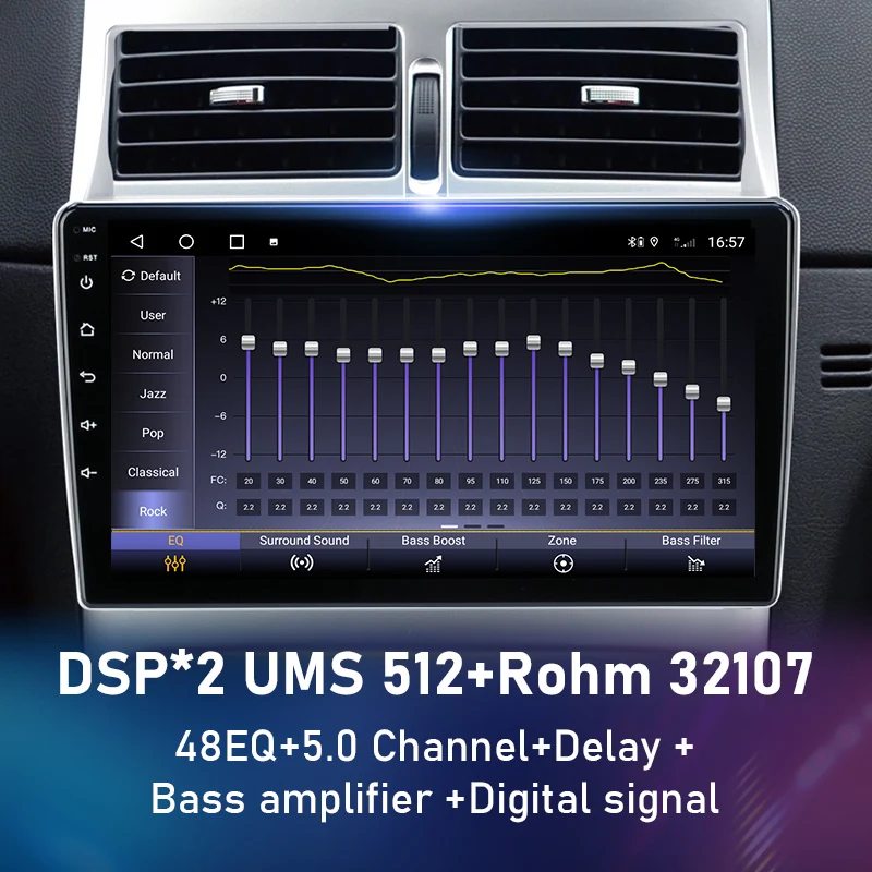 jmcq android 10 0 4g 2 din for peugeot 307 sw 2002 2013 car stereo radio multimedia player gps navigation speaker 2din carplay free global shipping