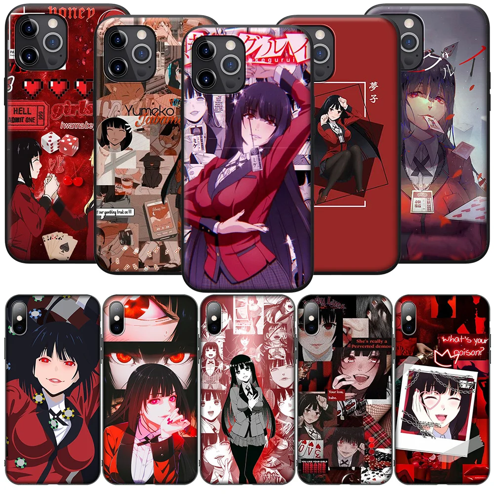 FL95 Kakegurui Yumeko Anime NEW Phone Case for Xiaomi Redmi Note 11 11s 10 10s 9 9s 10t 8T 8 7 6 Pro Max