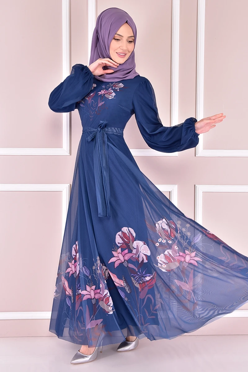 Шифоновое платье в мусульманском стиле, женская одежда с замком, женское платье-Абая, женское платье из Турции, магазин мусульманских хиджа...