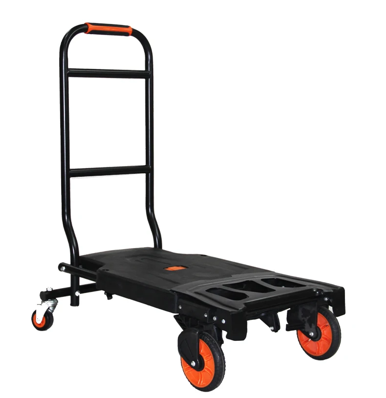 Тяжелая Складная Мобильная платформа на 200 кг складная тележка для багажа офиса