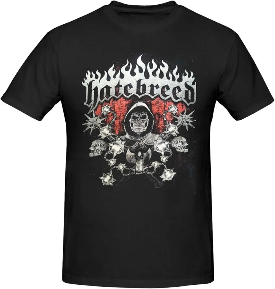 Мужские классические унисекс хлопковые футболки Hatebreed для мужчин и женщин с
