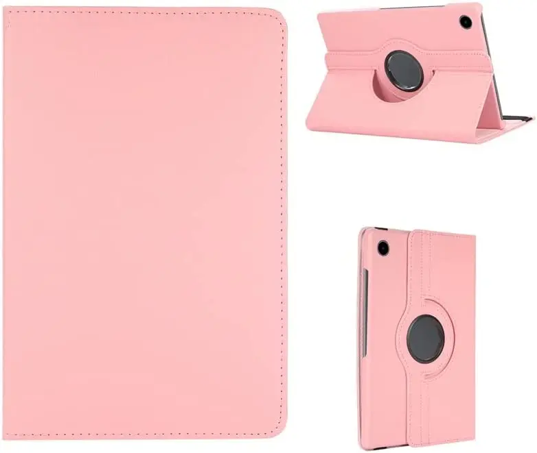 

Tablet Case Galaxy A8 10.5 Inches X200 X205 Rotatable Light Pink