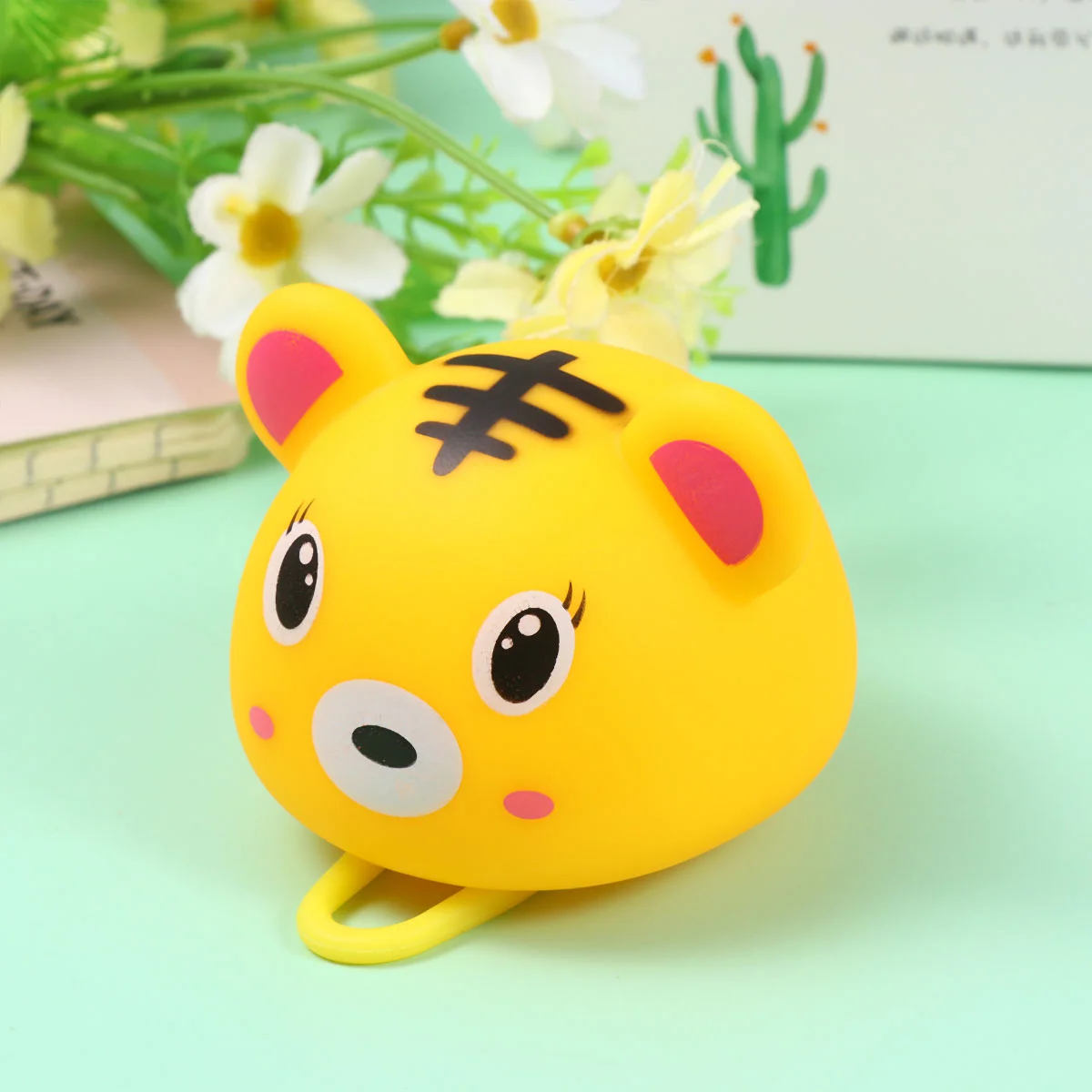 Mountain Road Bike Squeeze Horn Children Honker Light Bicycle Accessories ( Yellow)