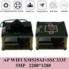 IP WIFI Wireless Camera Module Board with Mini Lens 3.7mm IRC XM535AI+SC3335 2288*1288 Audio Support 32G SD Card P2P Cloud RTSP