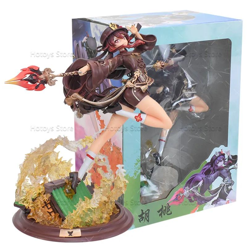 

Фигурка аниме Genshin Impact Hu Tao, экшн-фигурка GK, Боевая версия, Коллекционная модель, игрушка, великолепная и свежая игрушка Кли мондштатт