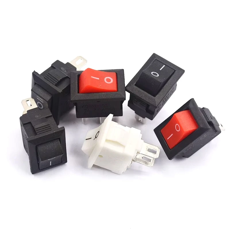 Фото 10 шт./лот 10*15 мм SPST 2PIN ВКЛ/ВЫКЛ G130 кулисный переключатель для лодки KCD11 3A/250 В приборная панель автомобиля грузовик RV ATV дом №2