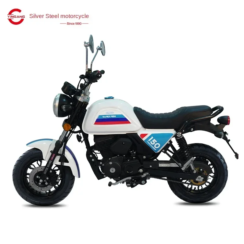 Мотоциклетный мини-Локомотив второй поколения из серебристой стали XK