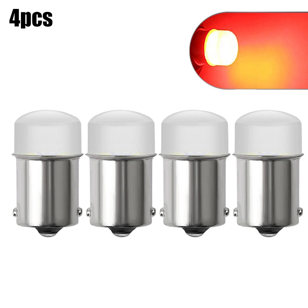 

4Pcs LED Car Light 1156 12V Brake Stop Bulb Signal Turn Reverse Tail Lamp Car Accessories High Quality Reversing Brake Lights