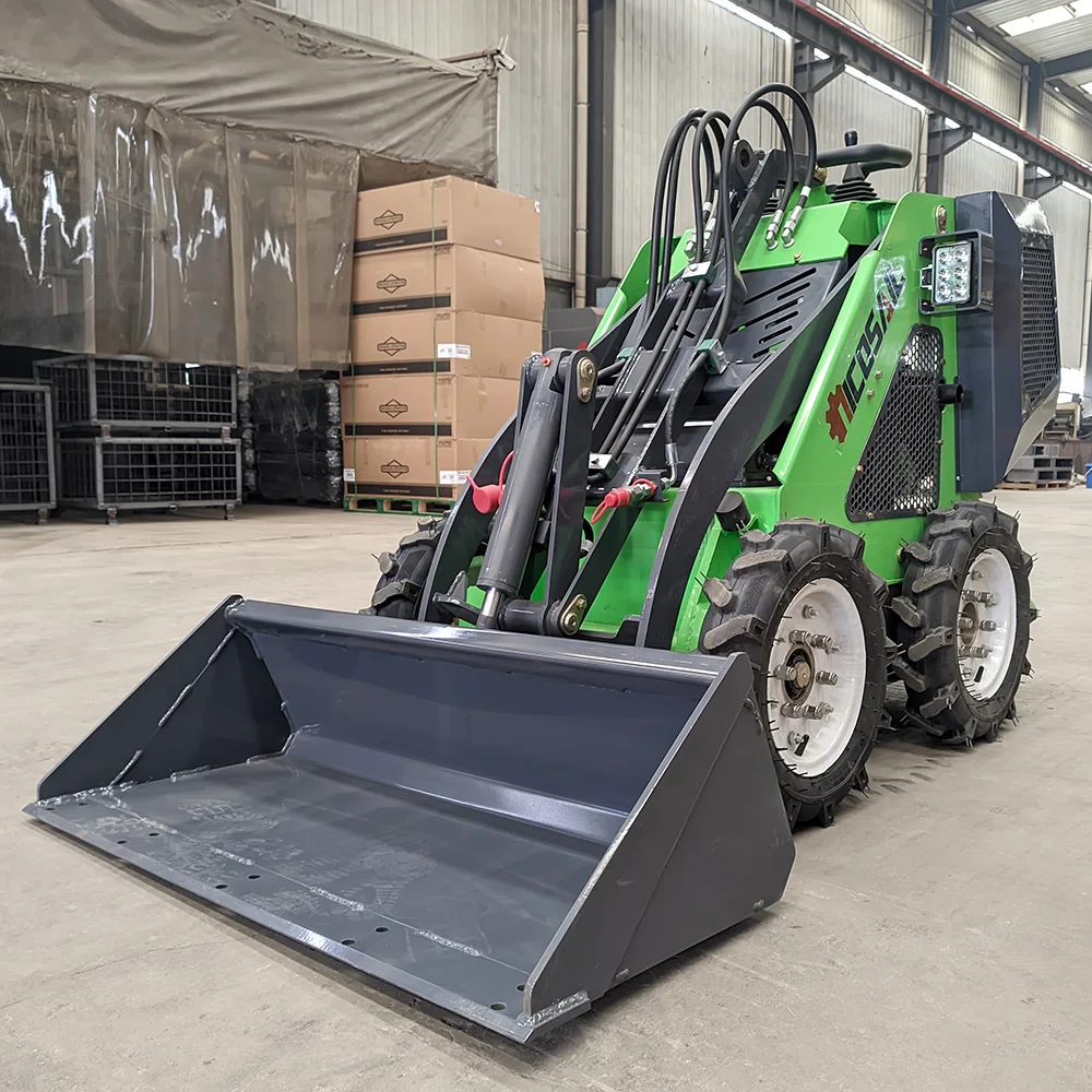 Индивидуальный небольшой гусеничный компактный мини-погрузчик с аксессуарами