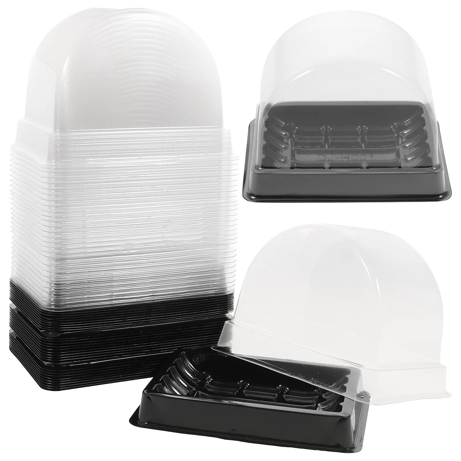 

30 Pcs Candy Box Gift Container Chocolate Box Cake Boxes Cake Holder Box Transparent Packaging Box