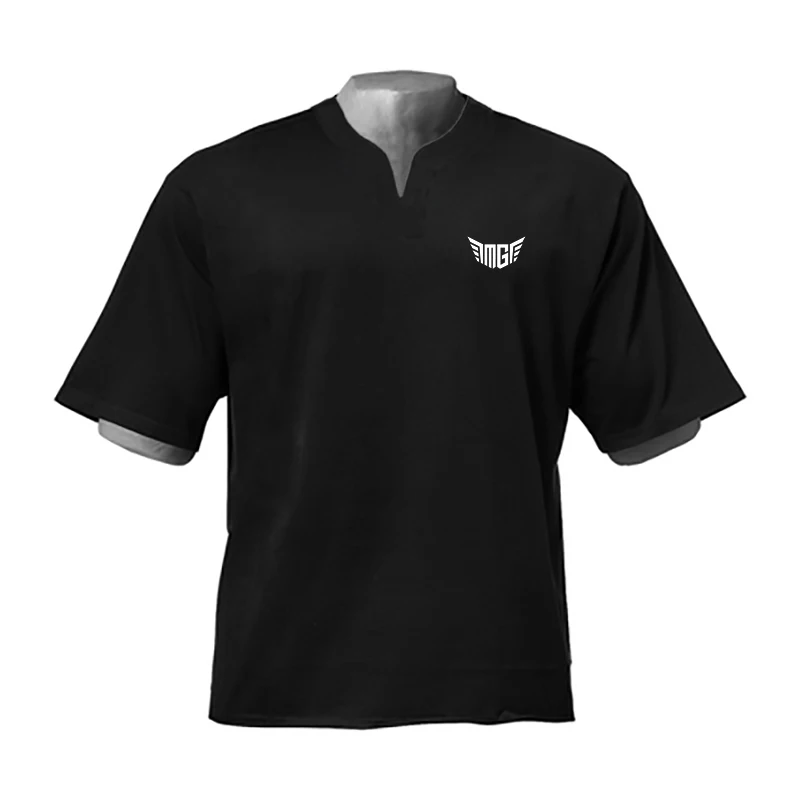 

Мужская хлопковая футболка с коротким рукавом, с принтом