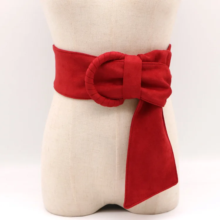 Бархатный тканевый женский ремень без отверстий элегантный стиль лента