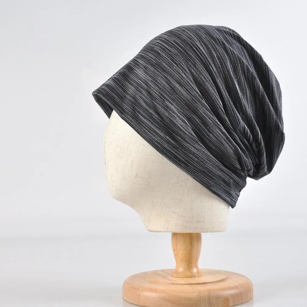 

Breathable Riding Cap Sweat Wicking Sun Protection Striped Texture Running Hat for Hiking