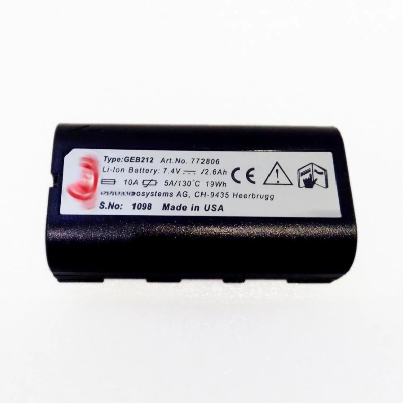 

Высококачественная сменная батарея GEB212 для Leic swiss ATX1200 ATX1230 GPS1200 GPS900 GRX1200 7,4 В 2600 мАч