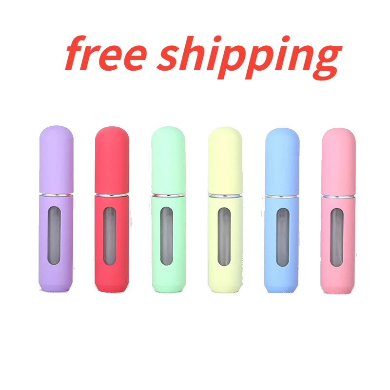 

Candy Color 5ml Mini Perfume Refill Bottle Sub-Bottling Fine Mist Spray Refillable Cosmetic Containers Atomizer for Travel Tool