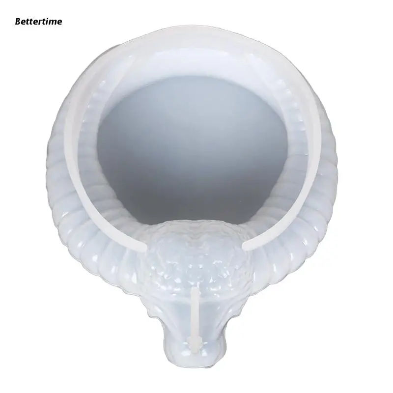 

B36D Cow Head Ashtray Ornaments Silicone Resin Mold for DIY Craft Jewelry Tool