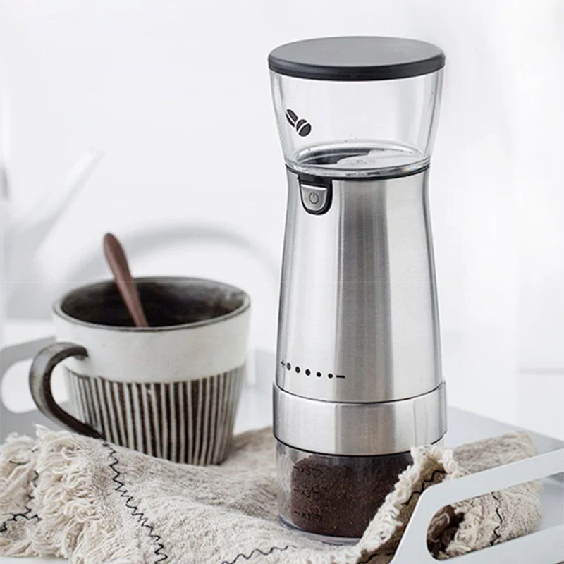 

Portable Automatic Coffee Grinder Home Usb Beans Mill Small Coffee Grinder Ceramic Grinding Core Outdoor Kitchen Coffee Mill