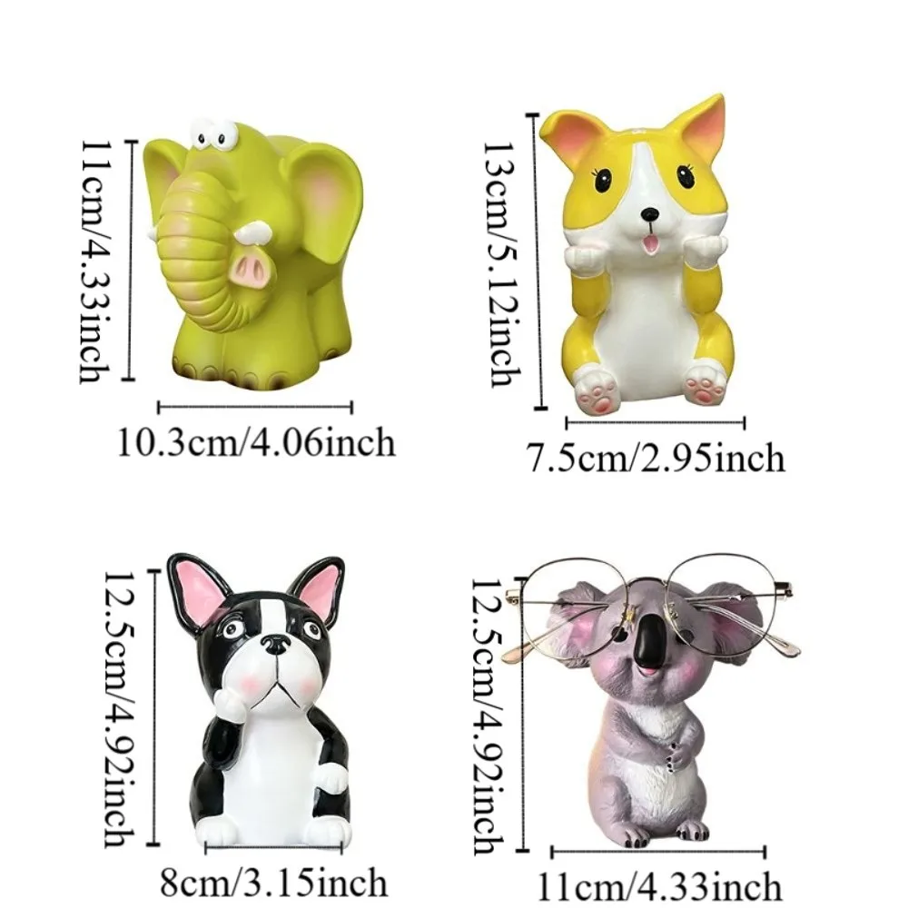 Подставка для очков Kawaii: держатель для очков в виде коалы и слона, подставка для демонстрации очков из ПВХ-резины, стойка для хранения солнцезащитных очков, демонстрационный стенд для очков (art.: 3920d86cac5cd) - 3920d86cac5cd