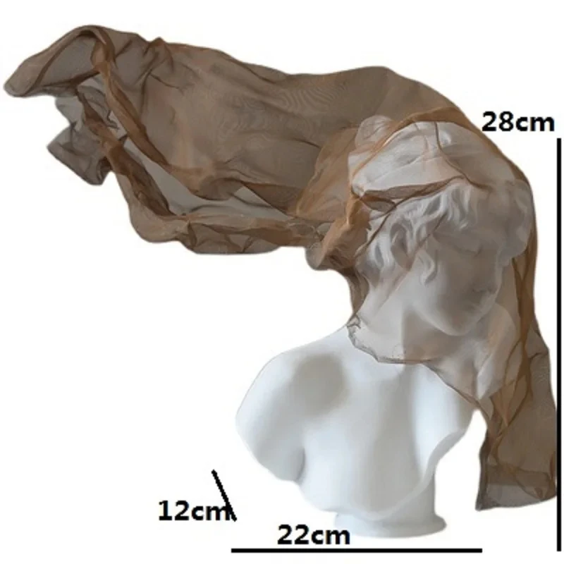Легкая роскошная золотая вуаль скульптура для девочек орнамент скандинавское