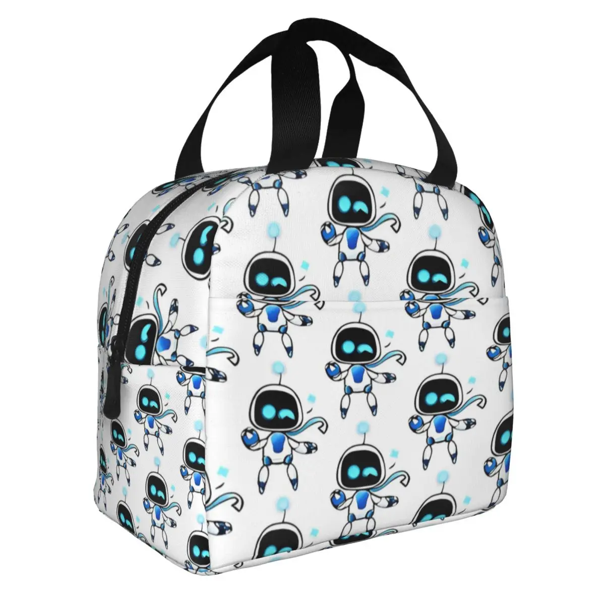 Термосумка Astrobot Wink для мужчин и женщин изолированная Сумочка обедов с роботом