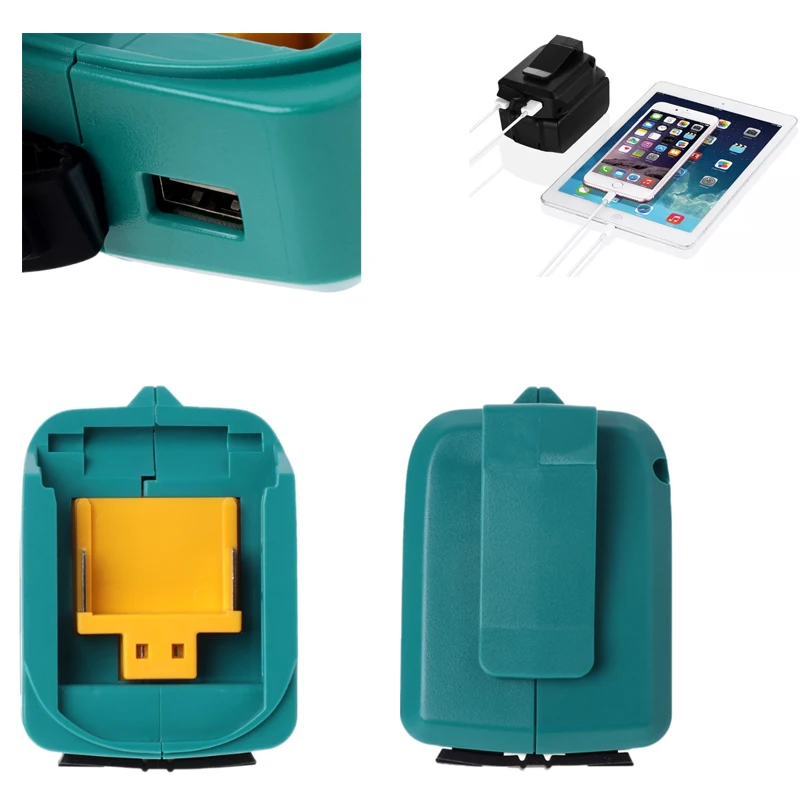 Адаптер для Makita ADP05 BL1815 BL1830 BL1840 BL1850 1415 литий-ионный аккумулятор 14 4-18 в USB зарядное