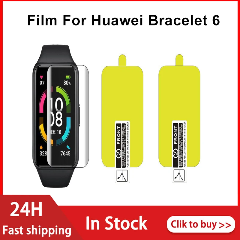 

Гидрогелевая Защитная пленка для Huawei Honor Band 6 (не стекло), Защитная пленка для экрана, Взрывозащищенная мягкая пленка из ТПУ, 5 шт.
