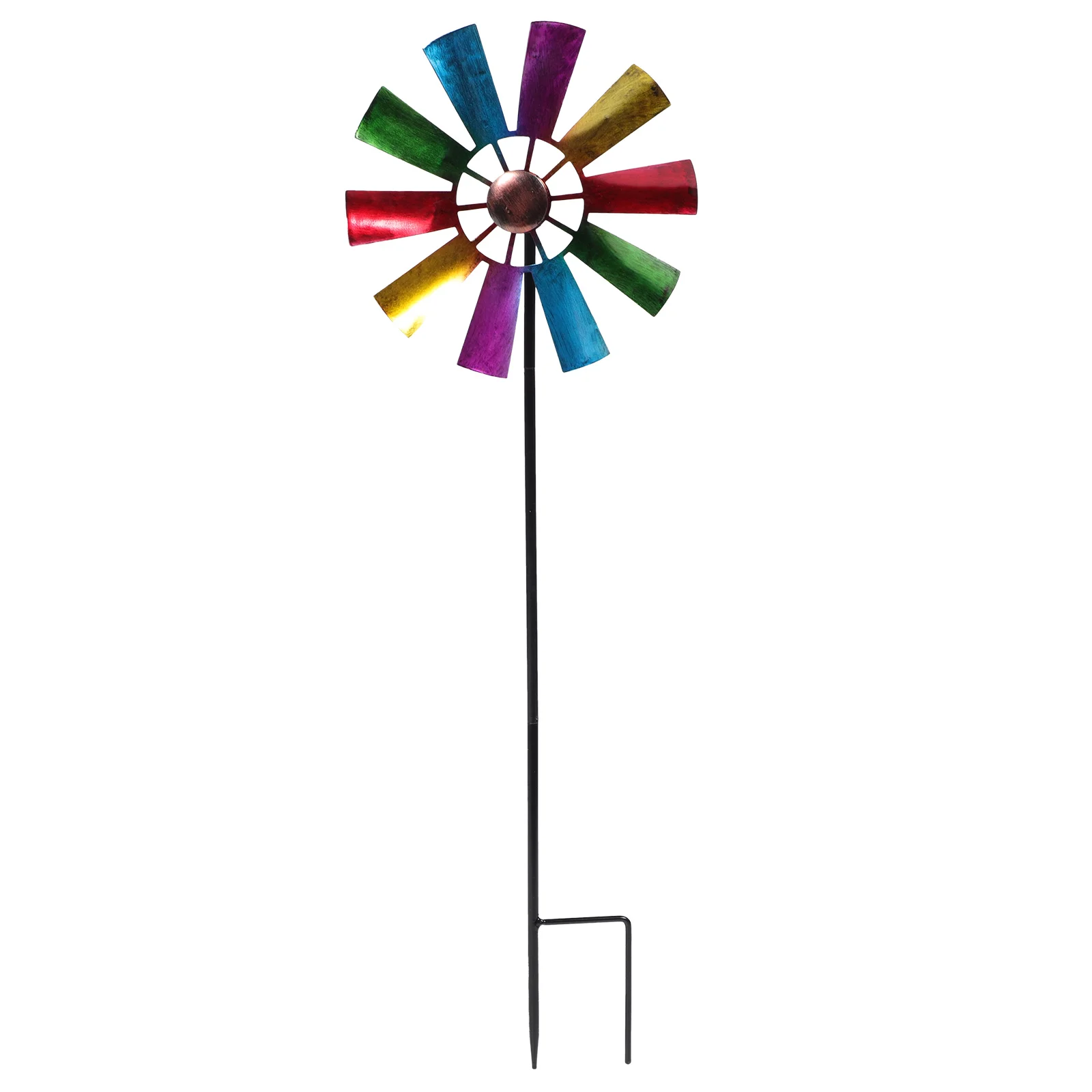 

Wrought Iron Metal Windmill Rotating Windmills Pinwheel Decor Courtyard Toddler Outdoor Toy