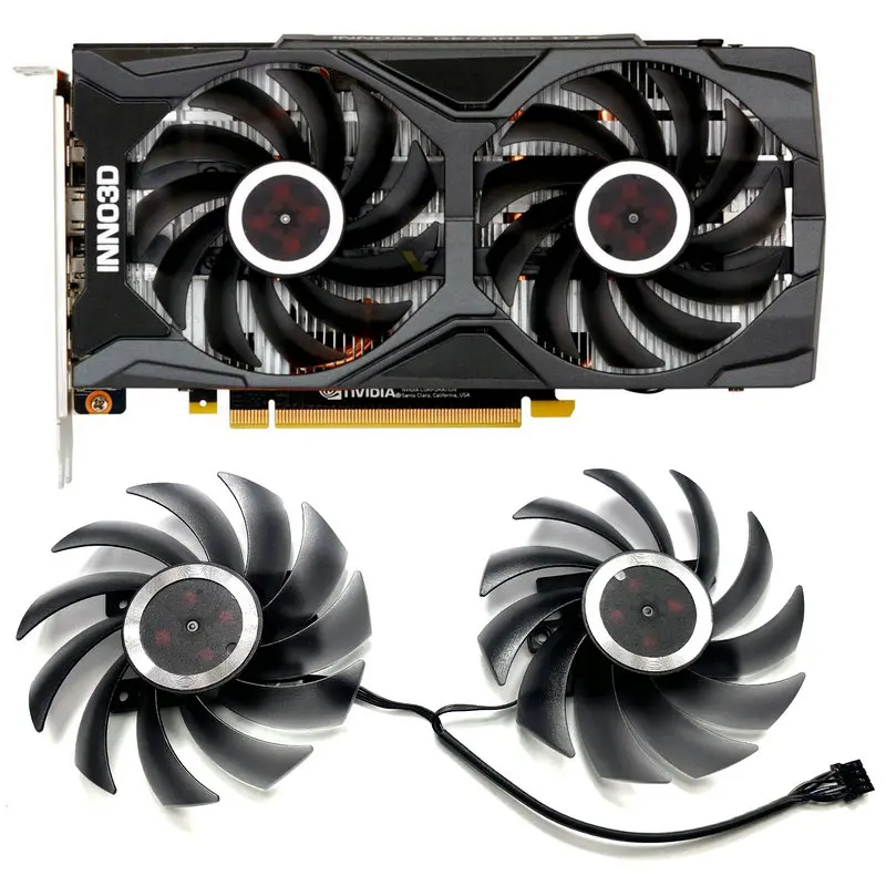 

Новый вентилятор охлаждения для видеокарты INNO3D RTX2060S GTX1660 GTX1660ti GTX1660S