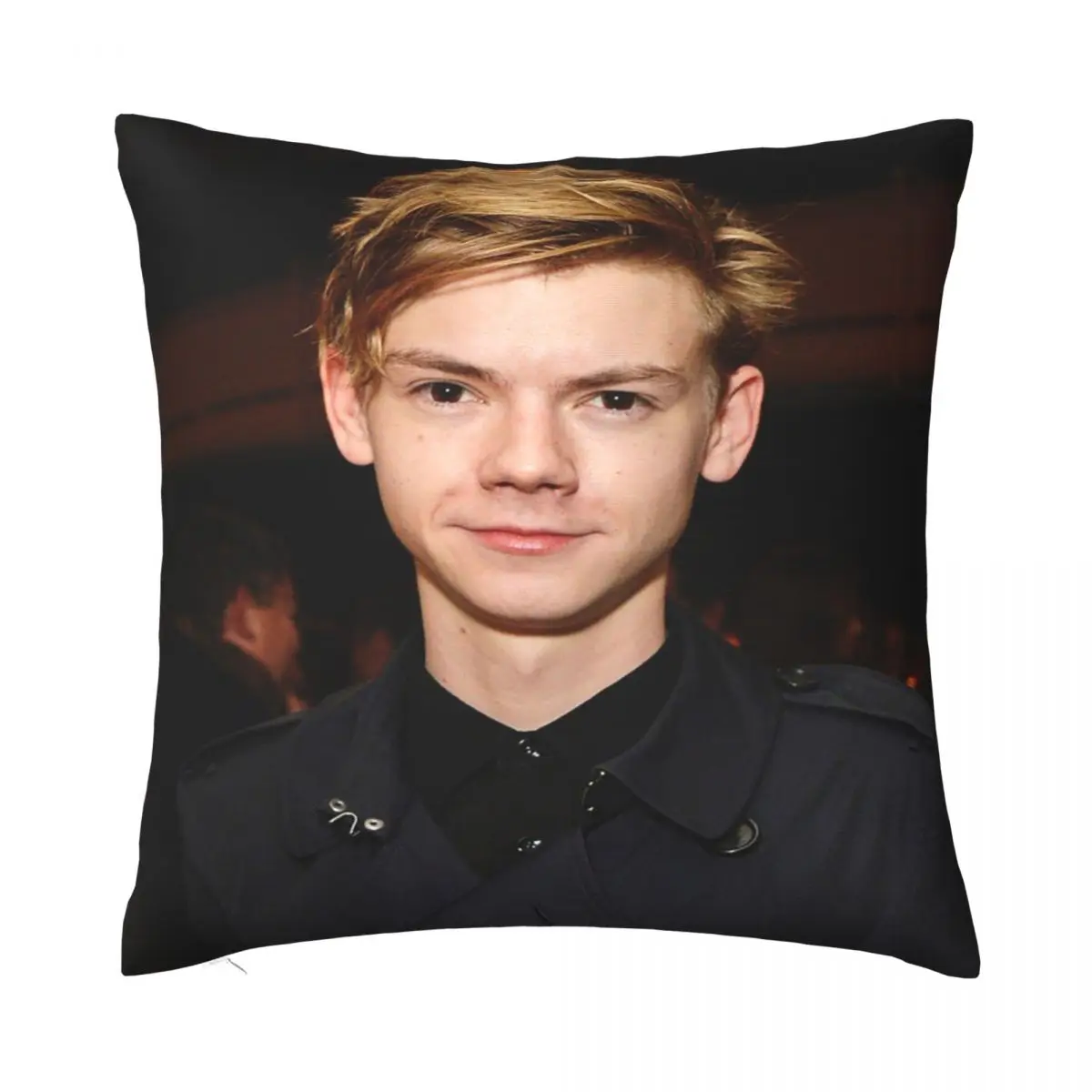 

Thomas Sangster Pillowcase Printed Cushion Cover Decor The Adventures Of Tintins Pillow Case Cover Living Room Square 40*40cm