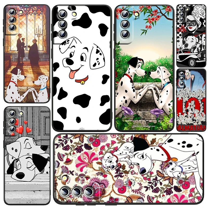 

Disney 101 Dalmatians Phone Case For Samsung Galaxy S23 S22 S21 S20 FE Ultra Pro Lite S10 S10E S9 Plus 5G Black Funda