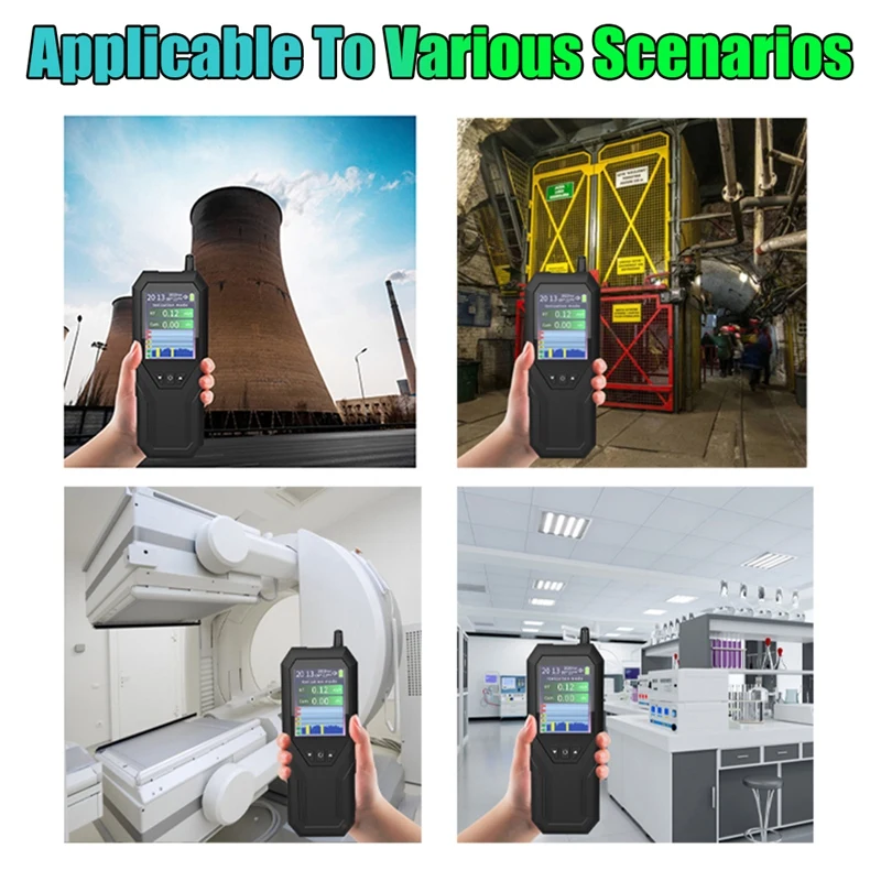 Счетчик Гейгера детектор ядерного излучения монитор дозиметра черный