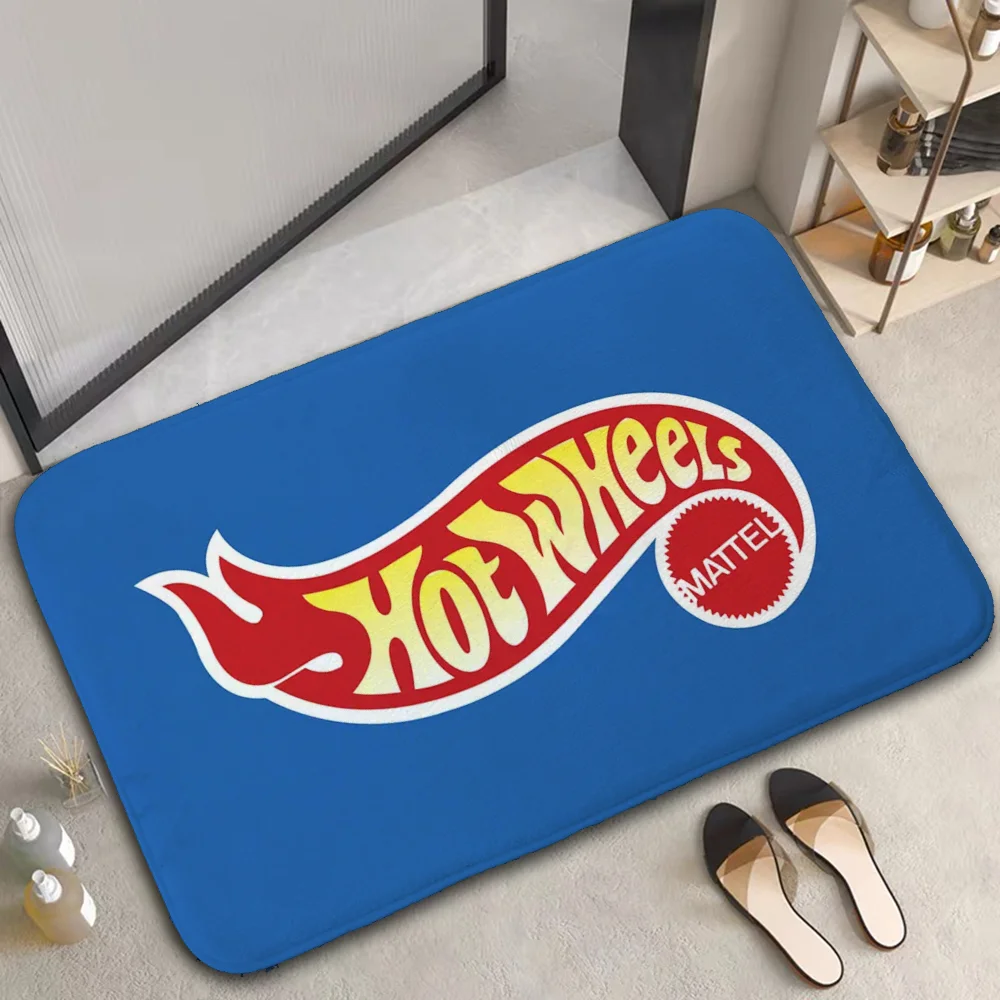 Современный полосатый замшевый ковер для спальни противоскользящий