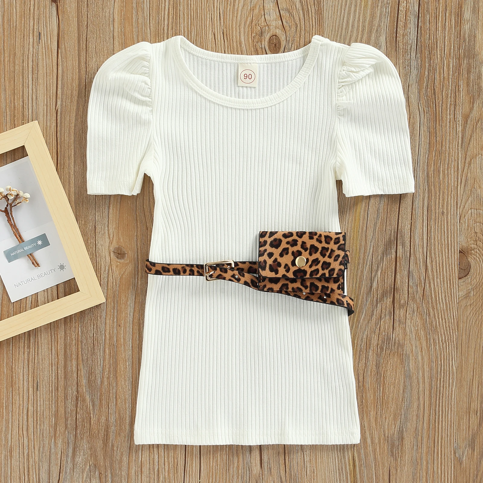 Женское платье с поясом и сумкой летняя одежда для детей 2022 однотонное вязаное