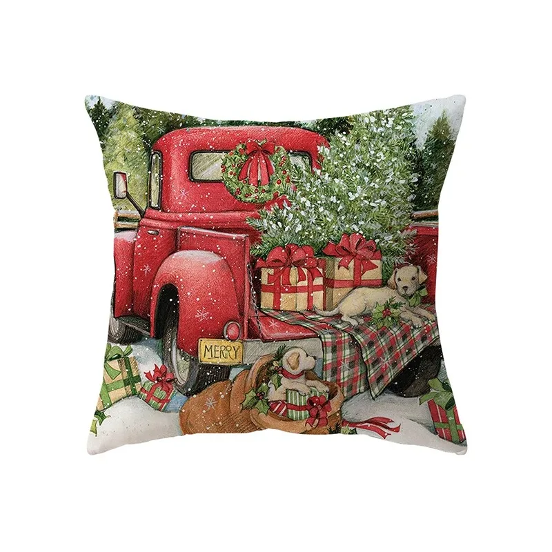 

Декоративная наволочка Merry Christmas Santa Print 40x40 см