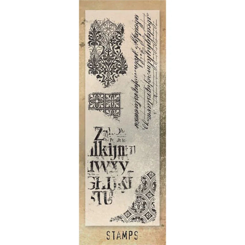 Новинка 2024 прозрачные штампы и трафарет в стиле ретро с граффити для