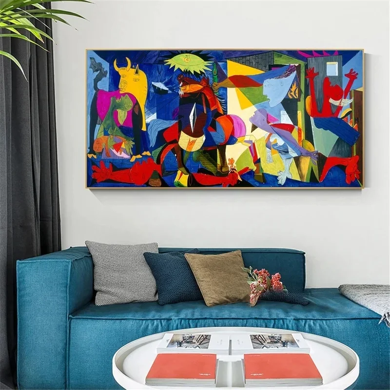 Европейские Известные картины Пикассо герника Картина на холсте постеры