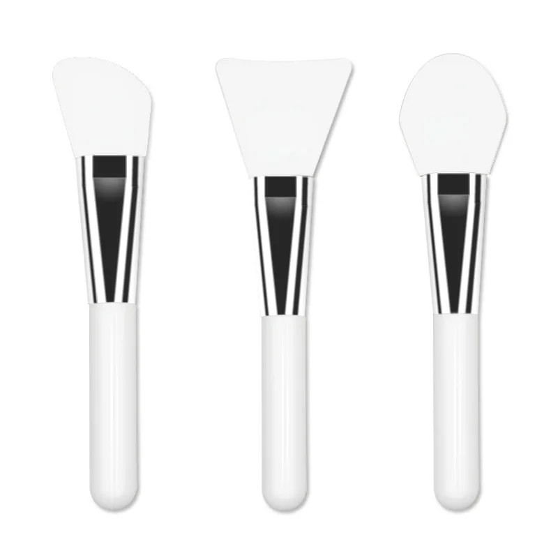 

1Pc White Makeup Silicone Facial Mask Brush Professional Mud Cream Brushes DIY Skin Care Foundation Gel Makeup Beauty Tool