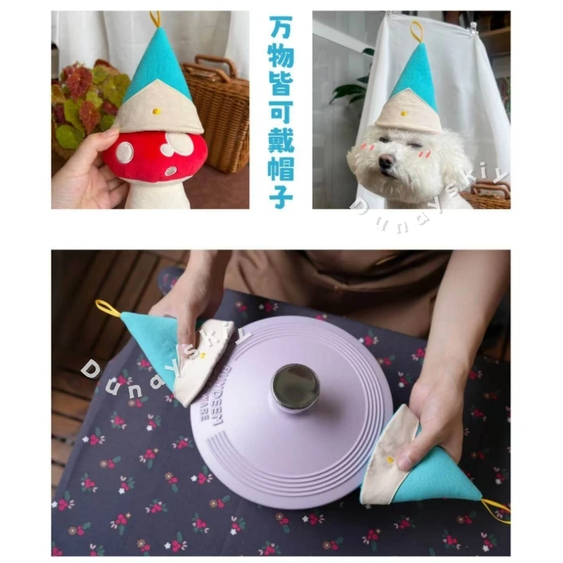 Фото Плюшевый брелок-подвеска Witch Hat Atelier Mini Coco Hat, 13 см, аксессуар для косплея, фанатский мерч, милый брелок-шляпа волшебника №4