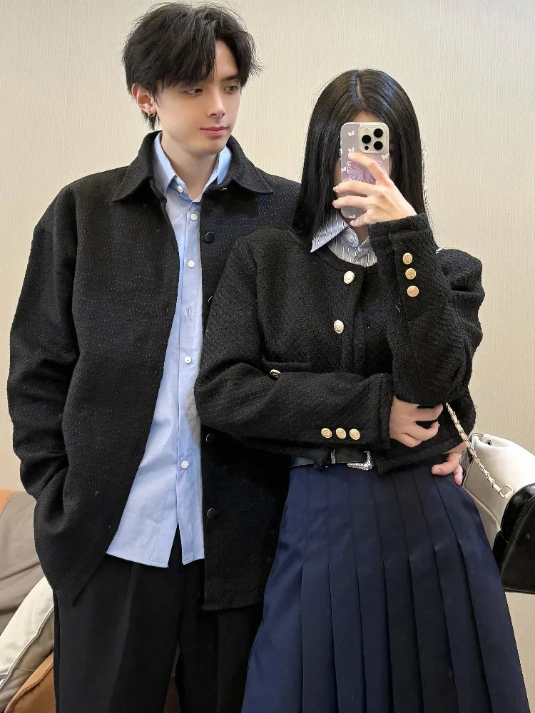 Пара образ осенне-зимний дизайн Sense 2024 новинка модного бренда Ins изящная женская