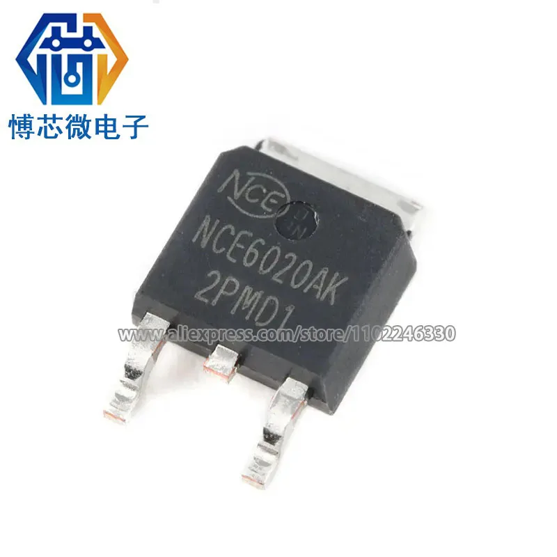 10 шт. NCE6020AK NCE6020 N-Channel TO-252-2 полевой транзистор (МОП-транзистор)
