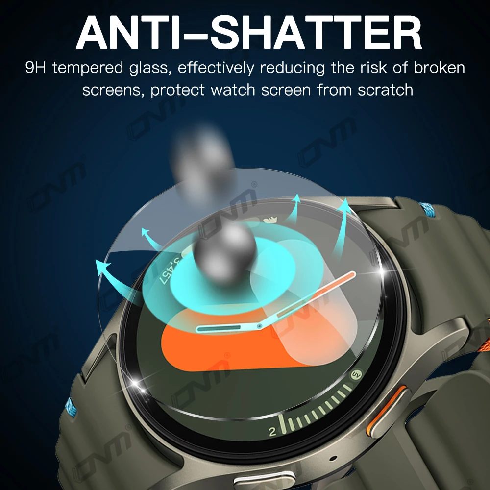 Защита экрана для Samsung Galaxy Watch 7 6 5 Series быстросъемная стеклянная пленка с защитой