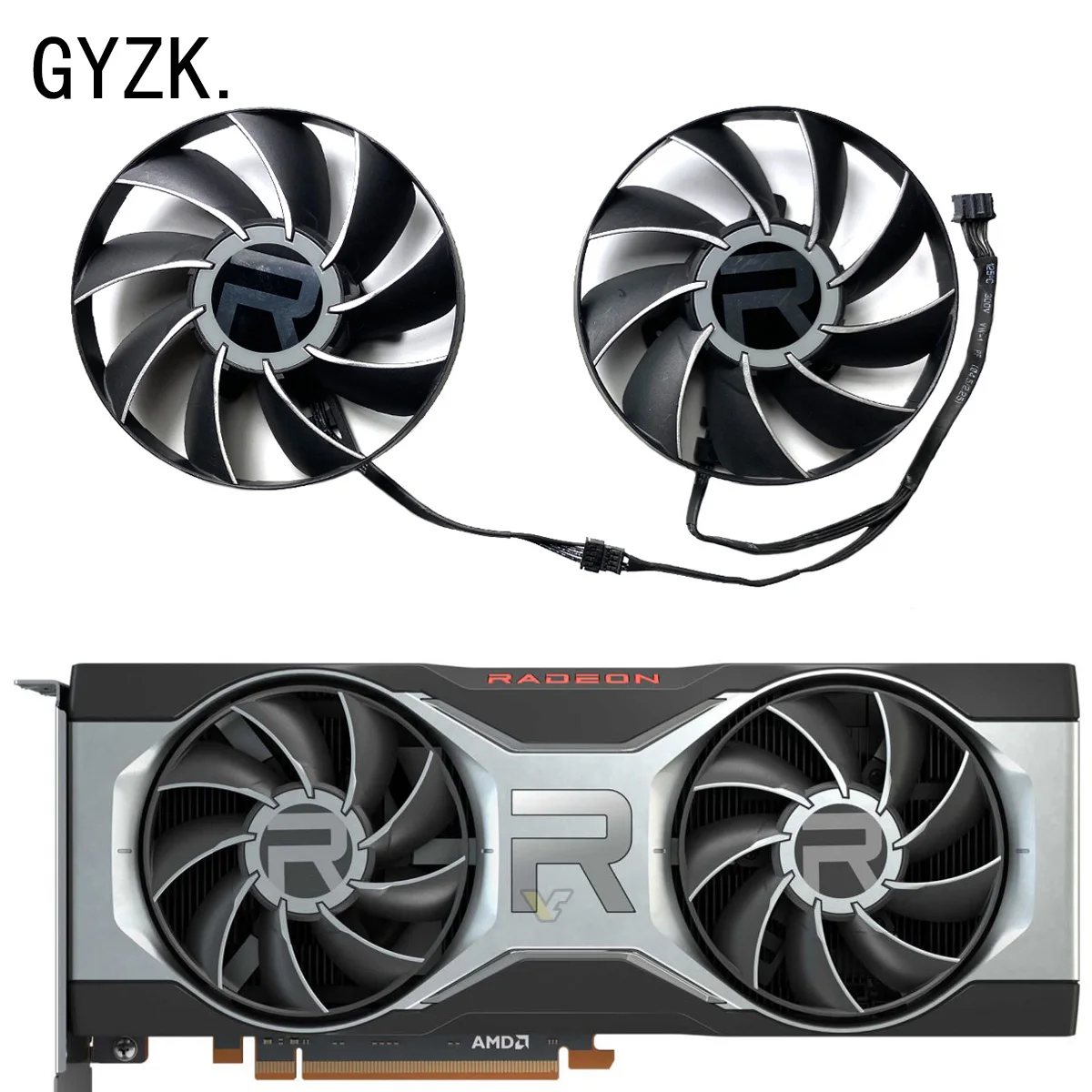 Новинка для AMD Radeon RX6700 6700XT графическая карта запасной вентилятор