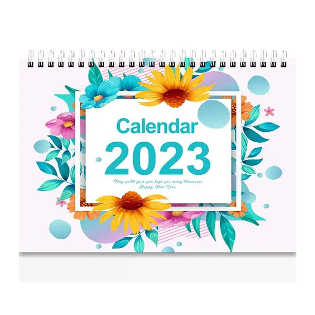 Настольный календарь, маленький календарь на английском языке 2023 года,  январь 2023 года, декабрь 2023 года, список дел и заметок, календарь с  откидной крышкой для дома | AliExpress