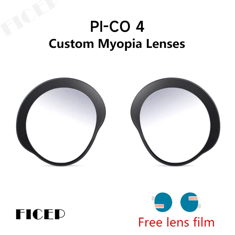 

FICEP for Pico4 vr accessories Customized Hyperopia lens magnetic anti-blue light Hyperopiafor Lens VR Prescription Lense