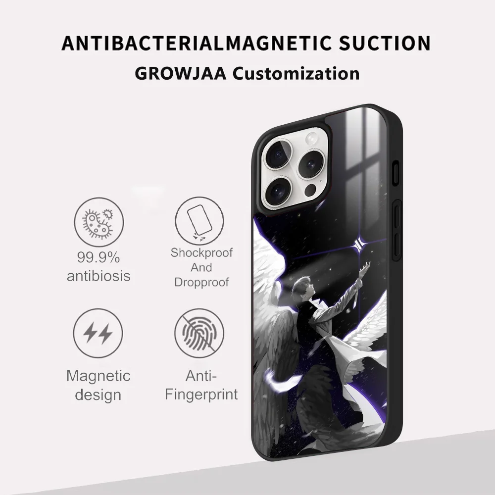 Чехол для телефона O-Omniscient Reader V-Viewpoint iPhone 16 15 14 13 12 11 Pro Max Plus Mini Magsafe Mirror беспроводной