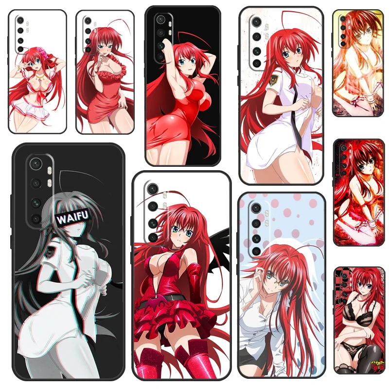 Старшая школа DxD Rias Gremory для POCO F3 F4 GT M3 M4 X3 X4 Pro Чехол Xiaomi Mi 11 Lite 11T 12 12S Ультра чехол |