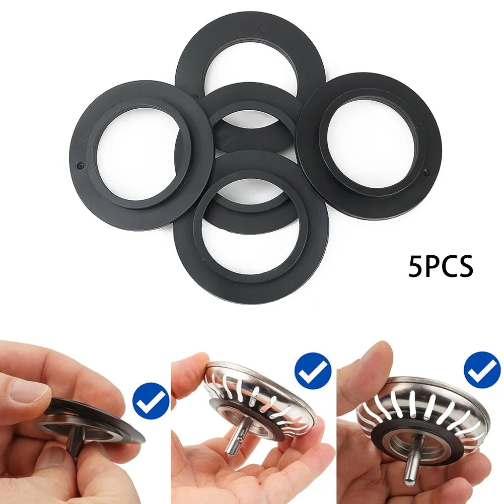 

5Pcs Rubber Grommet Flat Rubber Ring NBR Sealing Gaskets Plumbing Washers Seal Accessories For 78 79 80 82 83mm