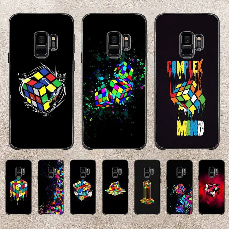 

Magic Cube Phone Case For Samsung Note 8 9 10 20 Note10Pro 10lite 20ultra M20 M51 Funda Case